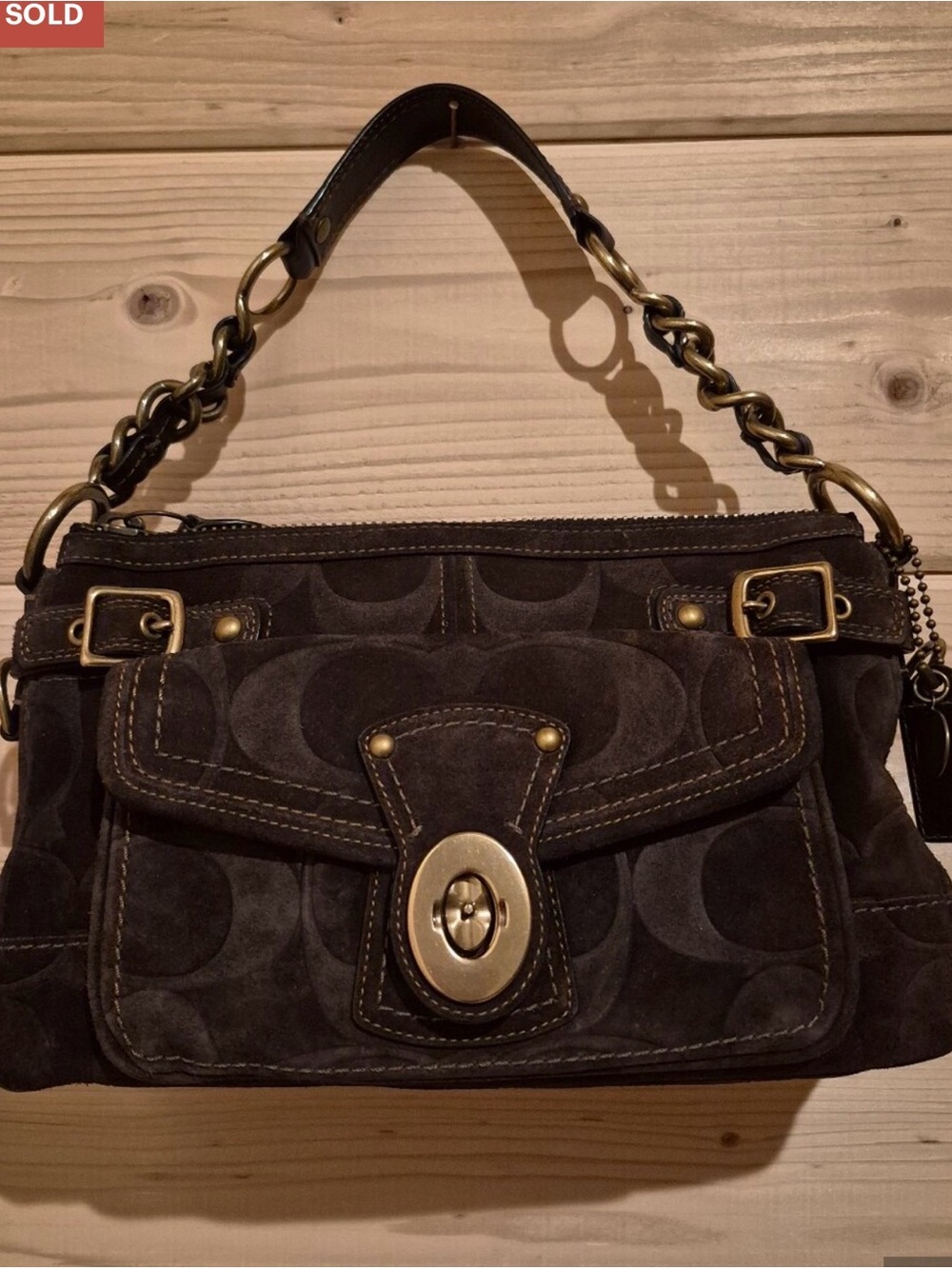 ISO don’t buy - Coach Brown suede Leigh